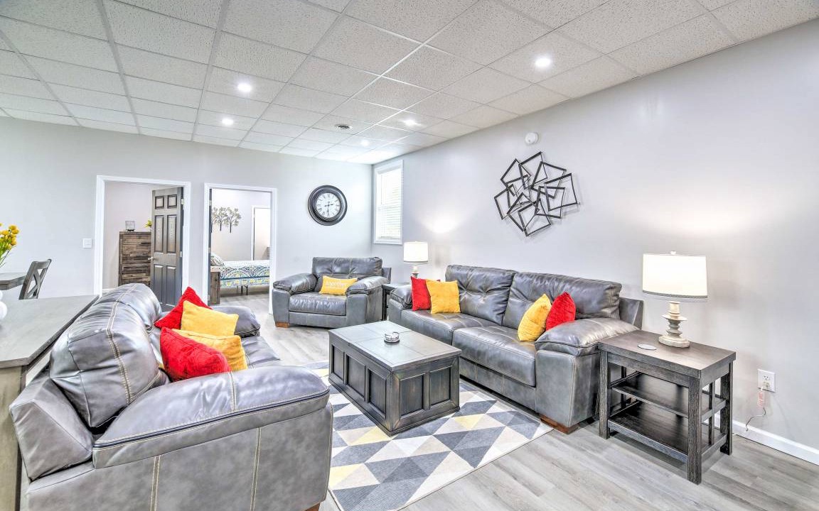 Wytheville Apartment | 131 m² Apartment ∙ 3 bedrooms ∙ 6 guests