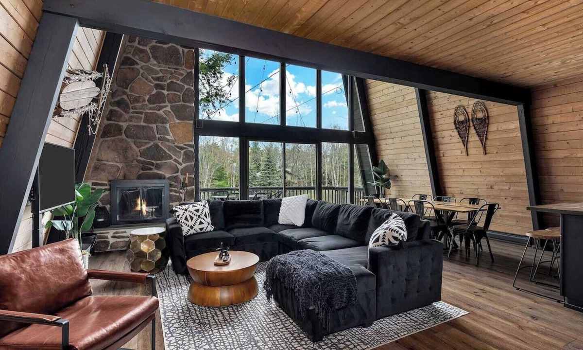 Hensonville Ski Chalet | A-Frame Escape w/Hot Tub, BBQ, Game Room, Firepit