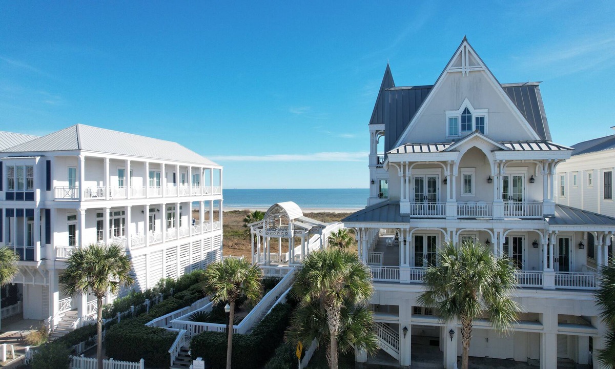 Beachtown House | Beachtown Galveston - Steps from Beach & Pool - 5 Bedroom, 2nd Row + Beach Views