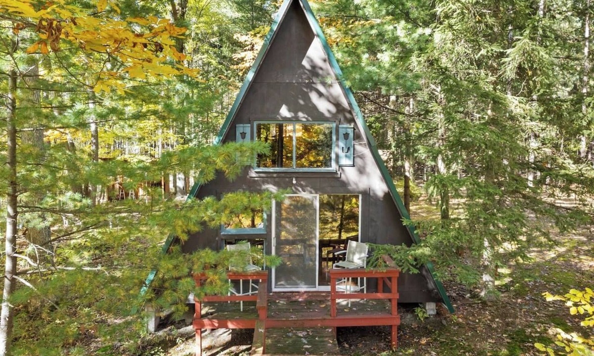 Holcomb House | Camping Hideaway | A-Frame | Rustic