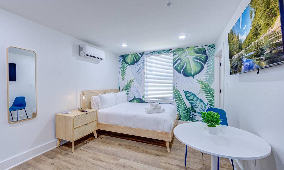 Galveston Apartment | Cheetah Crush Studio Apartment