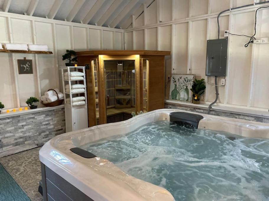 Johnsburg House | Countryside Chalet w Sauna & Hot Tub
