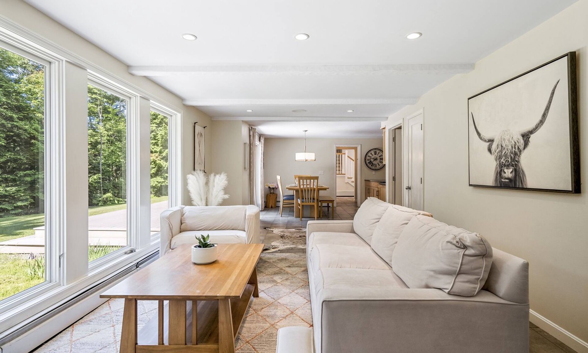 New London House | Enjoy an Evergreen Adventure; Relax in our Zen-like New Hampshire home