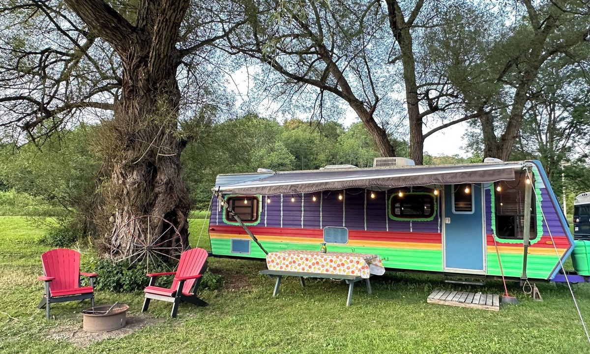 Black Creek RV Rental | Gypsy Camper on Ischua Creek @ Campground Adventures