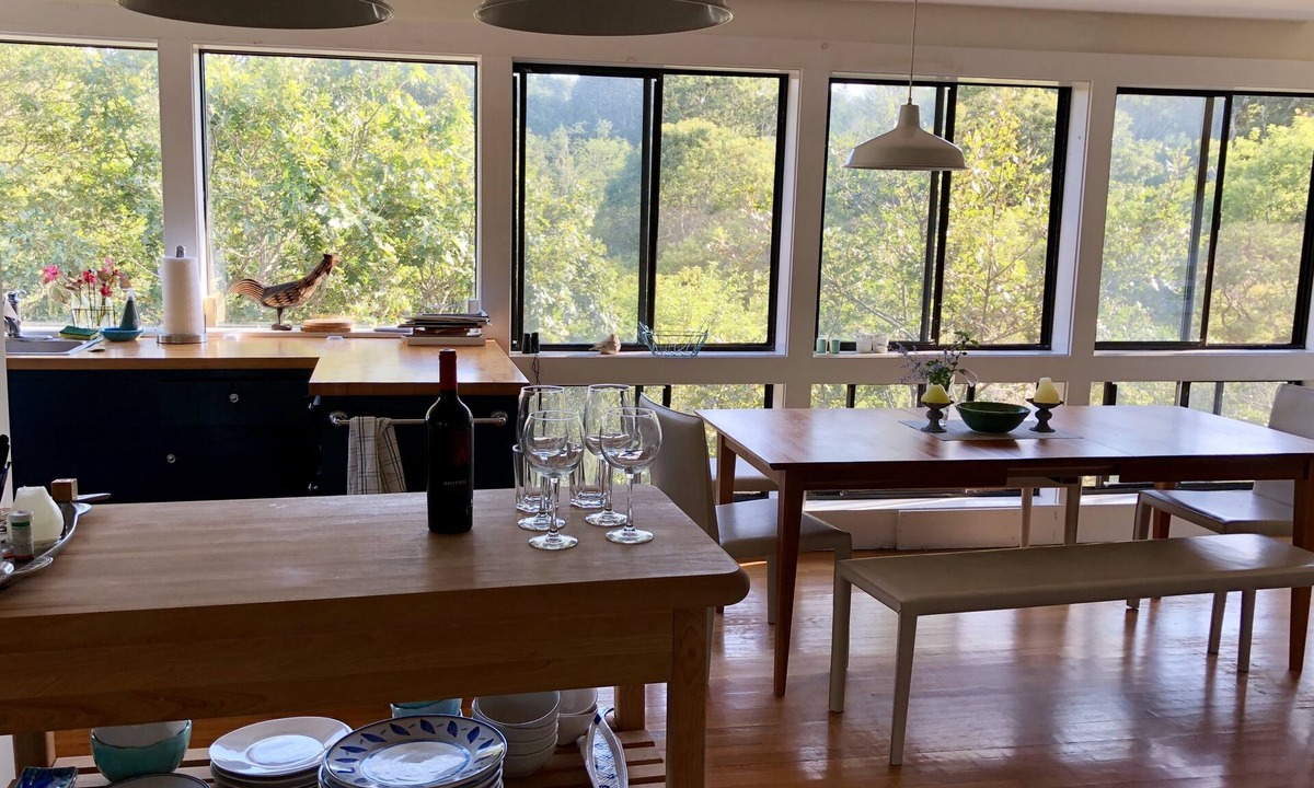 Aquinnah House | Magical House in the Trees with Water View - Secluded Area