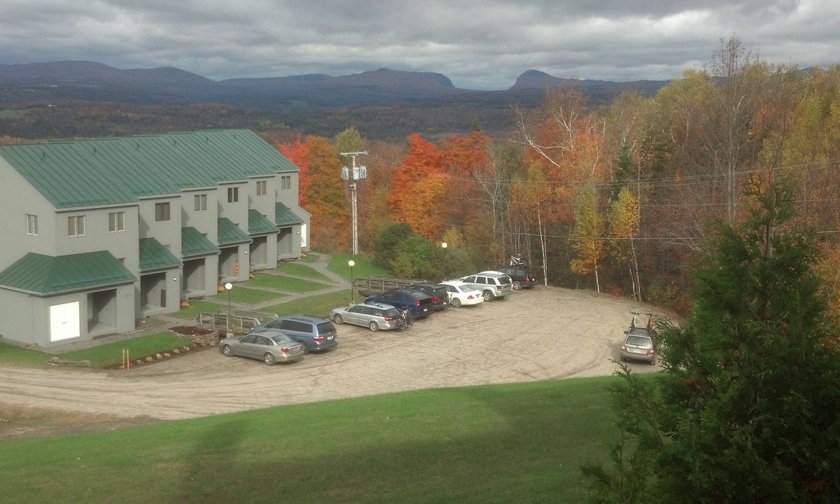 East Burke Condo | Mountain view, trailside condo at Burke Mountain Resort