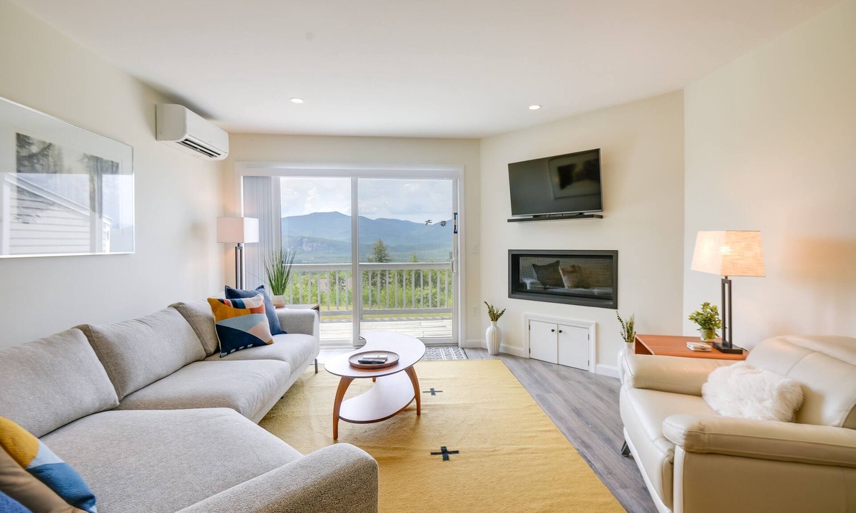 Intervale Condo | Newly Renovated Bartlett Condo w/Mountain Views!