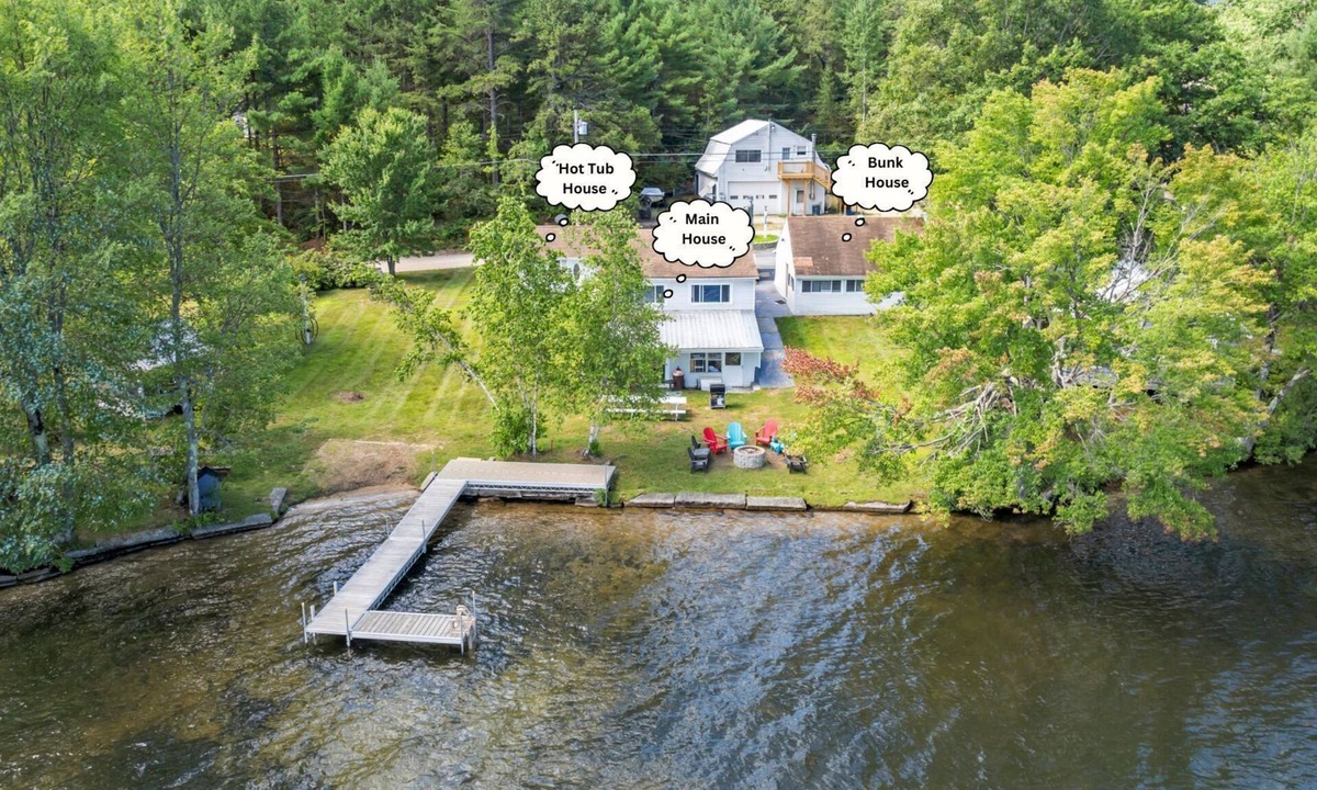 Shapleigh House | Our charming cottage and bunkhouse invites you to experience a lakeside getaway!