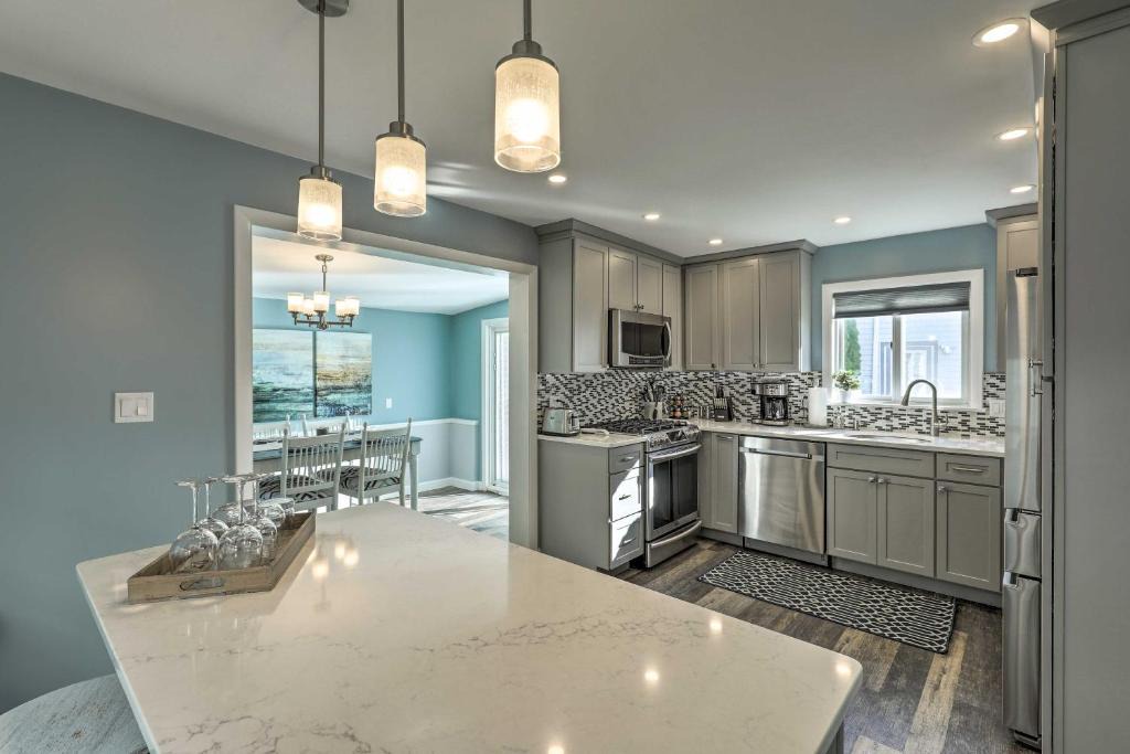 Revere House | Pet-Friendly Revere Getaway, Steps from the T!