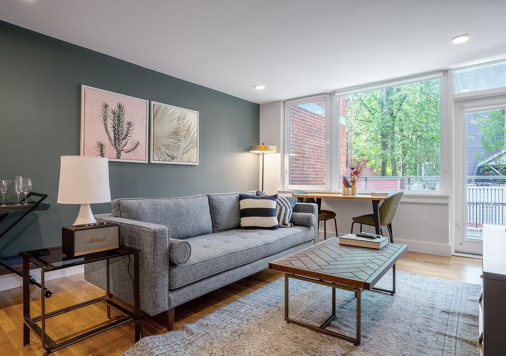 Mid-Cambridge Apartment | Rad Harvard Sq 1BR w/ Balcony, near Shops & Campus, by Blueground