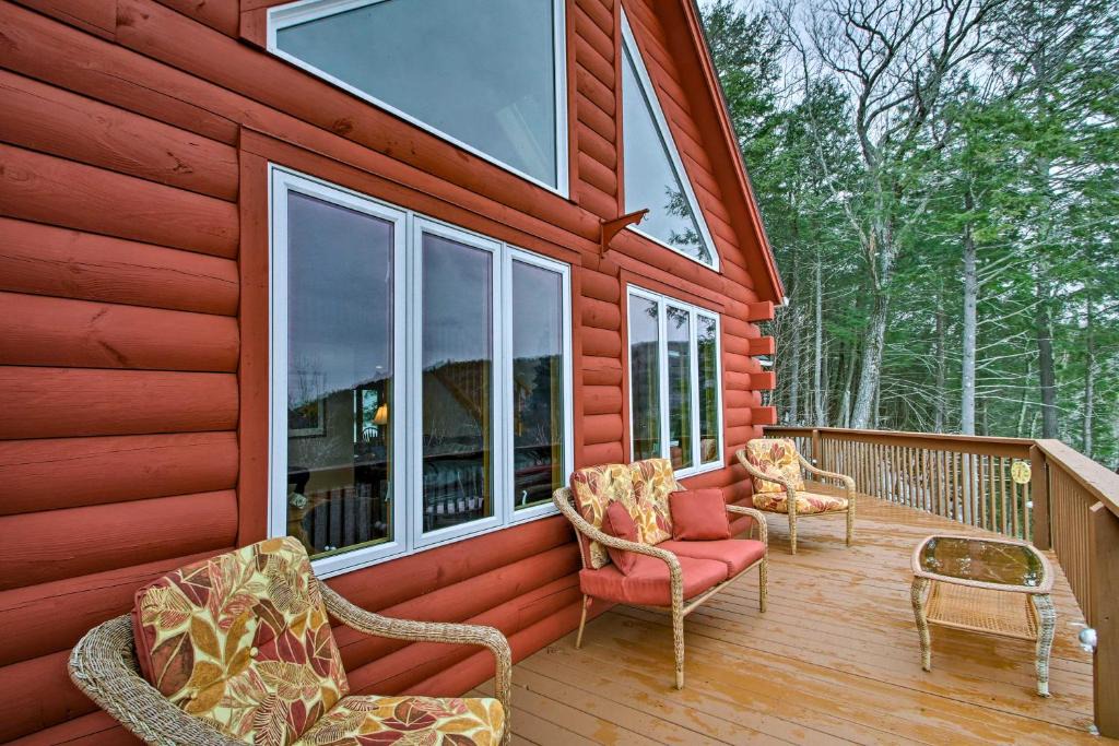 Gilford House | Spacious Gilford Retreat with Deck 2 Mi to Skiing!