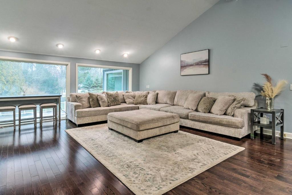Rochester House | Spacious Rochester Home with Heated Pool and Hot Tub!