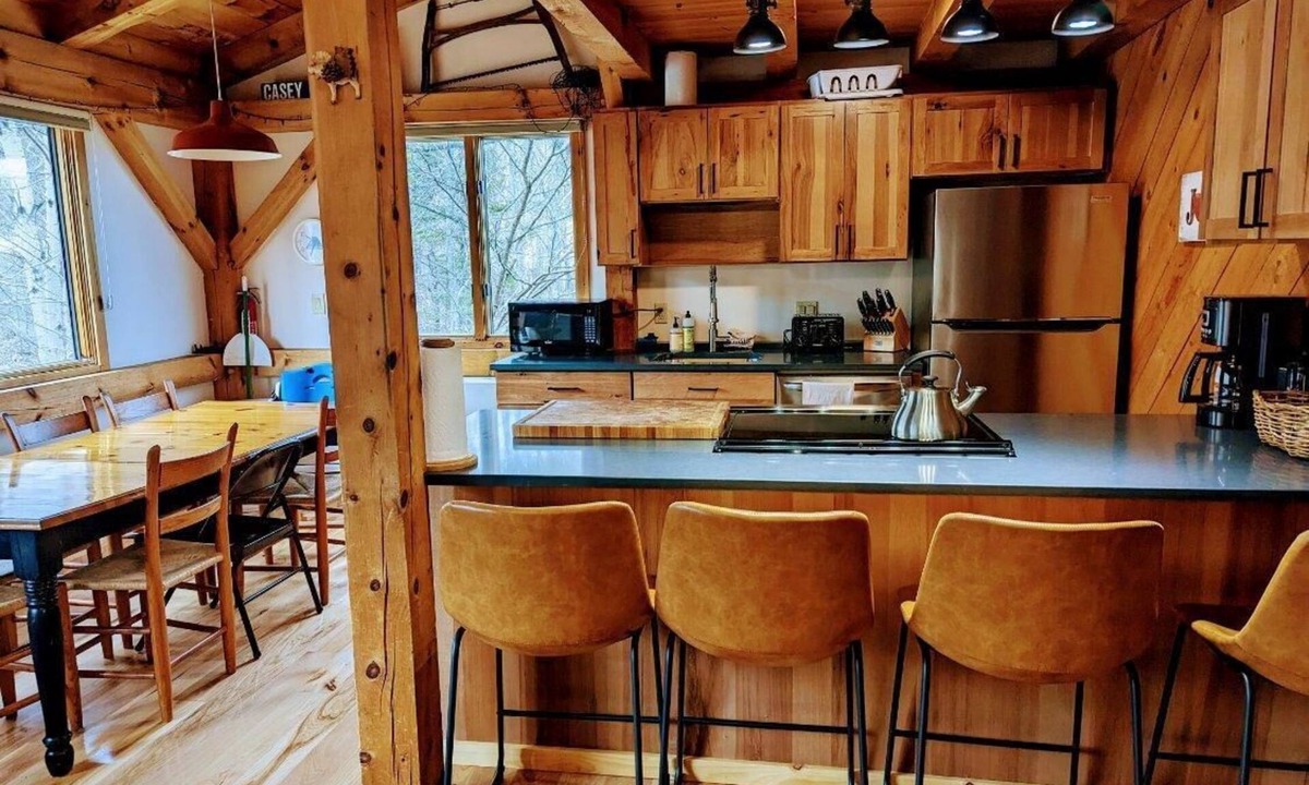 Carrabassett Valley Condo | Stunning Post And Beam, Ski-in/Ski-Out Birchwood Penthouse.