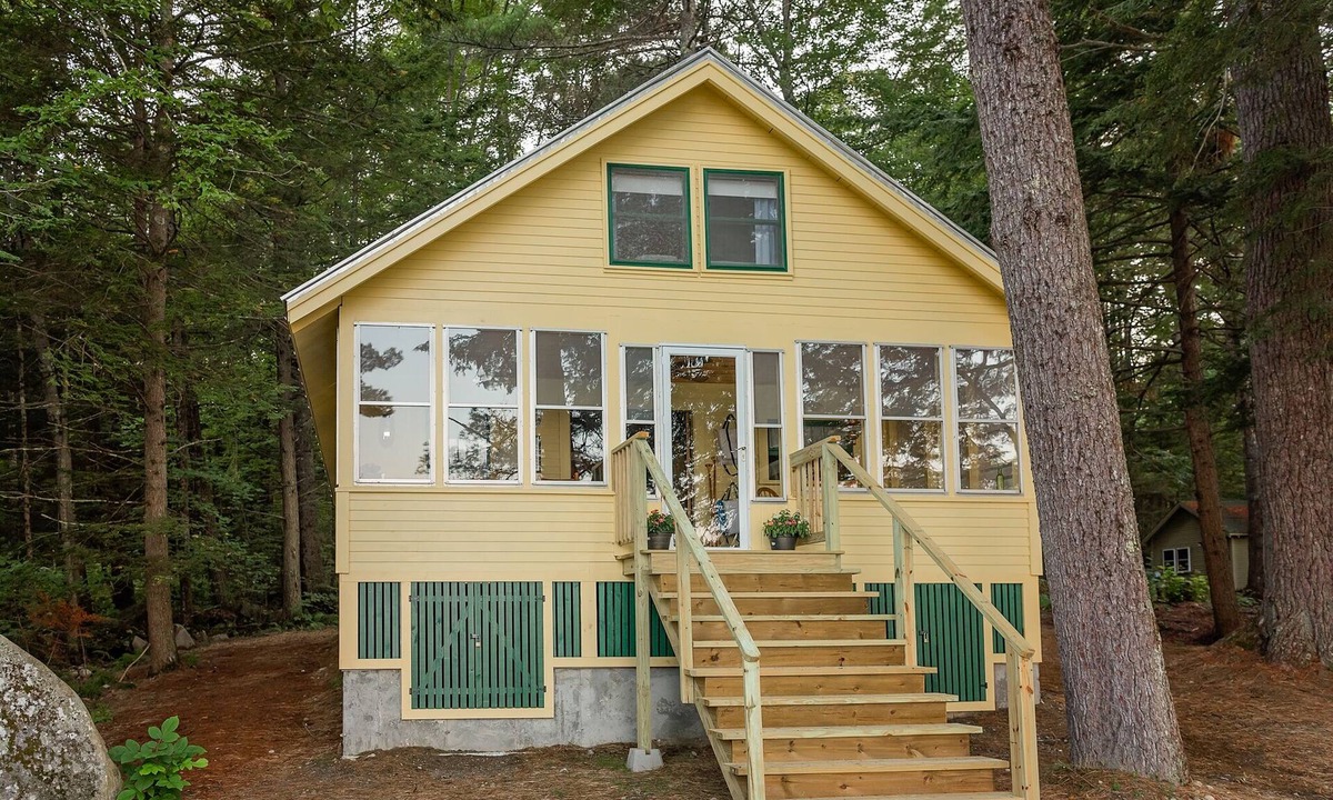 Smithfield Cottage | Timeless Lakefront Cottage with private dock- East Pond Belgrade Lakes Region