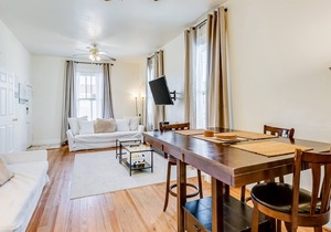 Bright Home 1 Block from the Beach/Sea w/Free WiFi, Shared Grill, & Central A/C
