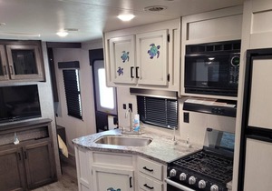 Heavenly Beach Camper at Hailey's Beach-n-Bay RV Resort #8