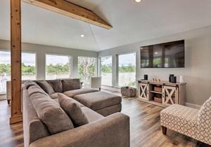 Home on San Jacinto River with Pool, Dock and Deck!