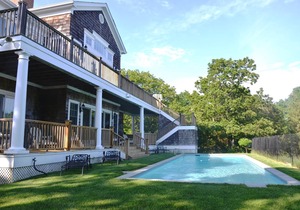 Luxurious Waterfront Retreat in Southampton: Breathtaking Views, Pool, and More!
