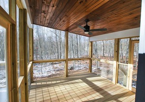Mid-century modern ranch in Catskills near river