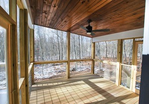 Mid-century modern ranch in Catskills near river