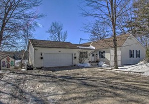 New Hampshire Home with Private Beach, Dock and Rafts!