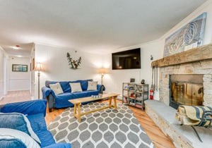 Renovated Ski-InandSki-Out Peru Condo at Bromley Mtn