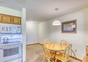 Welcoming condo near the slopes with free WiFi and full kitchen