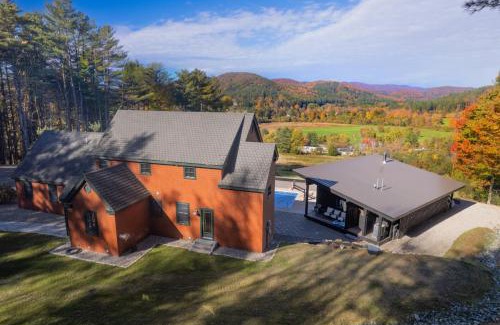 Woodstock House | Casita Alta - Woodstock, VT - Main House & Pool House with Private Heated Pool and Mountain Views