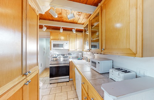 Depoe Bay House | Dog-friendly home with ocean views, deck & private hot tub - near downtown