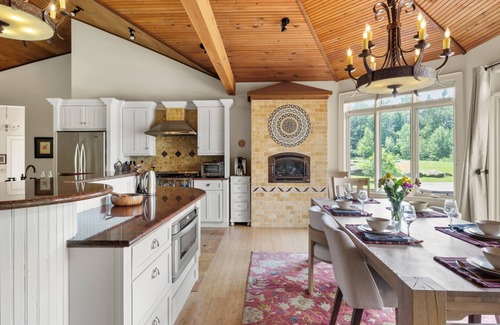 Stowe House | Expansive Stowe property with hot tub and views