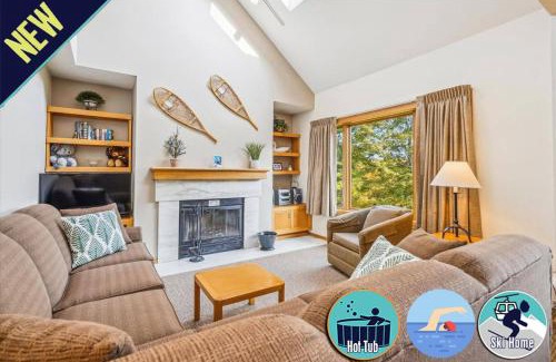 Central Vermont- Killington House | Highridge J3 Family-Friendly 2BR with Whirlpool Tub, Fireplace, and Sports Center