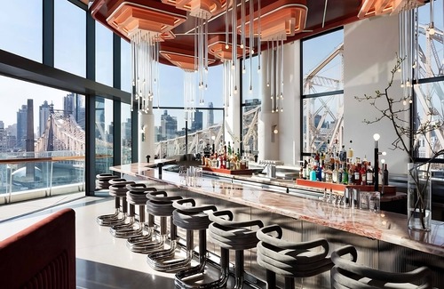 Snyder Square House | King Room at Graduate New York, Skyline Views!
