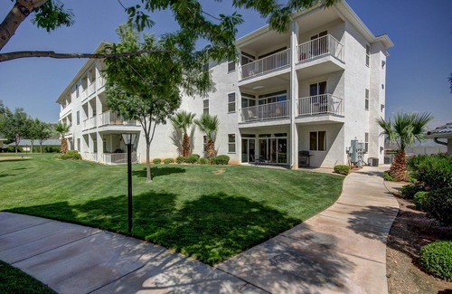 St. George Condo | Las Palmas All Amenities Inclusive Resort | Bottom Level Walks to Playground & Pool | #1801