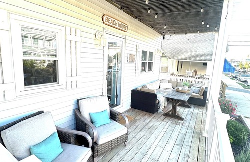 North End House | MDW OPEN! STEPS TO BEACH & BOARDWALK! Spacious porch! Updated & clean!