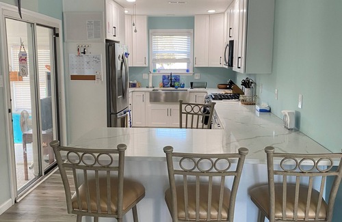 Village Green House | Newly updated Charming 4-bedroom house in Cape May with AC, WiFi, gas fireplace