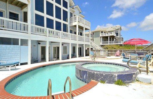 Ocean Hill House | Oceanfront Vacation Fun w/Pool, Kiddie Pool, Hot Tub, Pool Table.