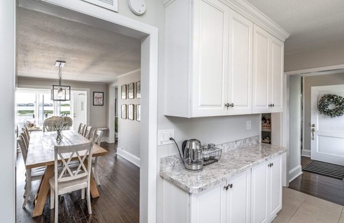 Brielle House | Riverfront Shore House w/Ocean View, Private Beach, 6 Bedrooms and Lots of Toys