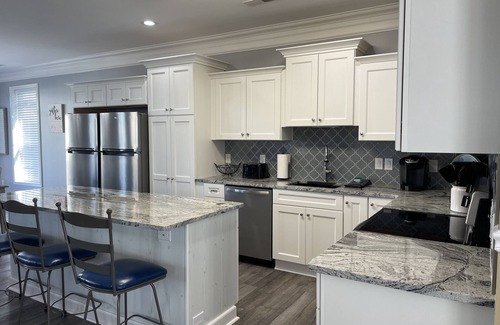 Cherry Grove Beach House | Spacious 8 BR 7 Bath Beach House, 6 Balconies, Own Pool/Spa, 2 Min Walk to Beach