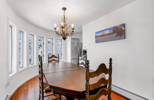 Stowe House | Three-Level House Near Skiing w/Free WiFi, Private Washer/Dryer, Gas Fireplace