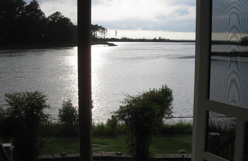 Onancock House | 10 Acre 3 BR Waterfront Retreat on Thicket Creek has dock & neighborhood beachn