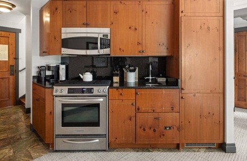 Stowe Area Cabin | #1302 |2 bdrm | Directly inside The Lodge At Spruce Peak | Ski in Ski out
