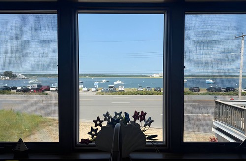 Seabrook Apartment | 2 BR/1.5 Bath , Second-floor Beach House Apt w/stunning Bay Views and Sunsets