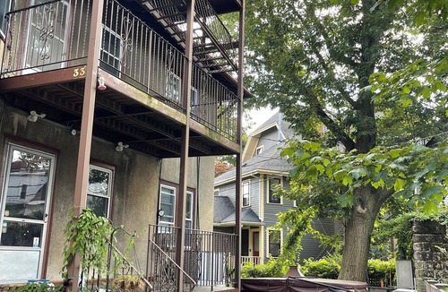 Brookline Apartment | 3-bedroom apartment in charming Brookline with AC Floor 1