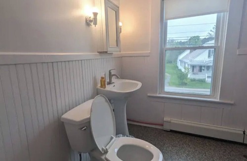 Chester Depot Apartment | 3-bedrooms and bath in welcoming Chester with WiFi, AC.