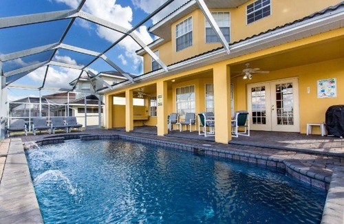 Davenport Villa | 5 bedroom private pool home with spa, BBQ and views of Disney fireworks!