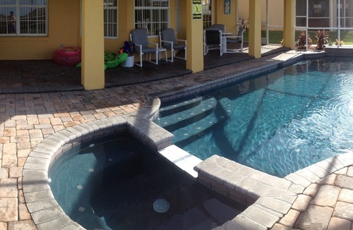 Davenport Villa | 5 bedroom private pool home with spa, BBQ and views of Disney fireworks!
