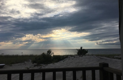 West Falmouth Cottage | A Family or Honeymoon Cottage In The Dunes with 200 feet of Private Beach