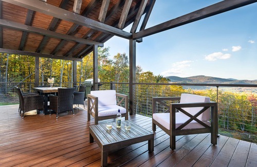 Jeffersonville Ski Chalet | A Frame on the Ridge near Smuggler's Notch