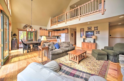 Severance House | Adirondack Oasis: Lake House w/Dock + Deck!