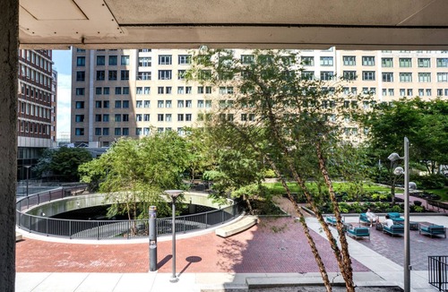 Prudential - St. Botolph Apartment | Airy Back Bay 1BR w/Gym, nr Copley Sq, by Blueground